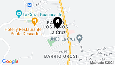 Map of Santa Cruz, La Cruz, 51001