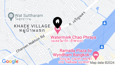 Map of Watermark Chao Phraya, 1559 Charoen Nakhon Rd, Bang Lamphu Lang, Bangkok, 10600