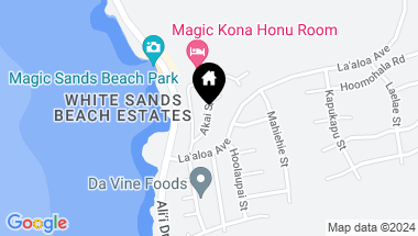 Map of 73-4720 Aukai Place, Kailua - Kona HI, 96740