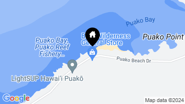 Map of 69-1648 PUAKO BEACH DR, KAMUELA HI, 96743