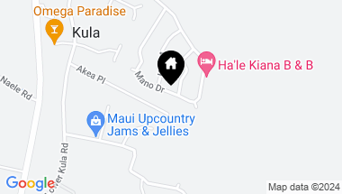 Map of 76 Mano Dr, Kula HI, 96790