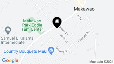 Map of 1013 Ulele St, Makawao HI, 96768