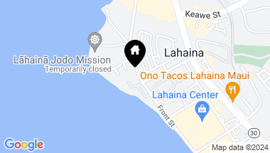 Map of 1133 Front St, Lahaina HI, 96761