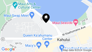 Map of 111 BEACH Rd Unit: B411, Kahului HI, 96732