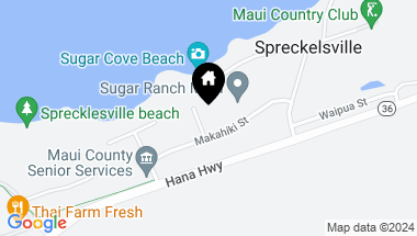 Map of 22 Cane Rd, Paia HI, 96779