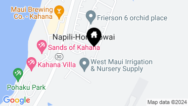 Map of 12 Kahana Ridge Pl, Lahaina HI, 96761