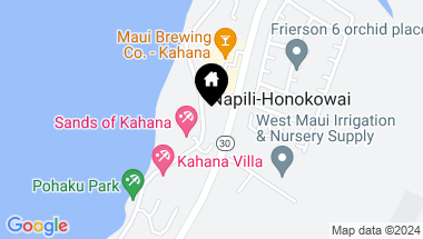 Map of 4310 Lower Honoapiilani Rd Unit: 616, Lahaina HI, 96761