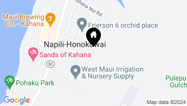 Map of 16 Kahana Ridge Dr, Lahaina HI, 96761