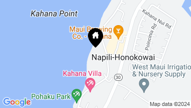 Map of 4365 Lower Honoapiilani Rd Unit: 216, Lahaina HI, 96761