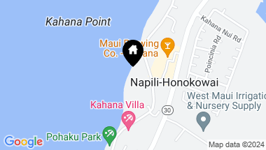 Map of 4365 Lower Honoapiilani Rd Unit: 117, Lahaina HI, 96761