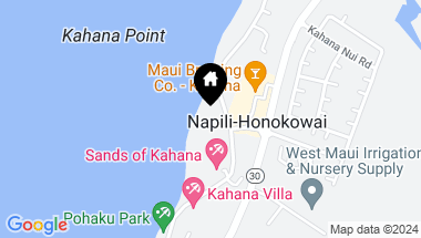Map of 4365 Lower Honoapiilani Rd Unit: 103, Lahaina HI, 96761