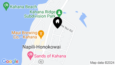 Map of 8 Coconut Pl, Lahaina HI, 96761