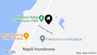 Map of 207 Kahana Ridge Dr, Lahaina HI, 96761-8349