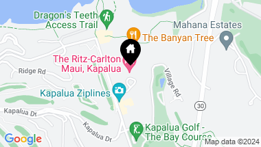 Map of 1 Ritz Carlton Dr Unit: 1226-1228, Lahaina HI, 96761