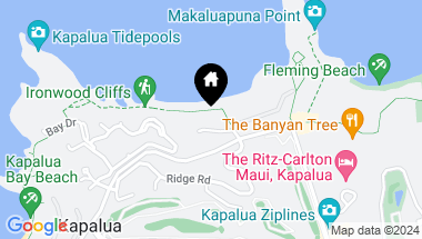 Map of 7 KAPALUA Pl, Lahaina HI, 96761