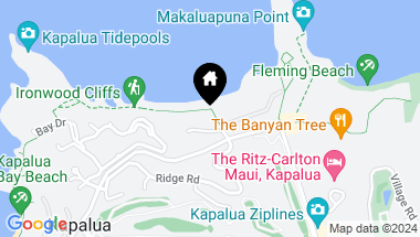 Map of 9 Kapalua Pl, Lahaina HI, 96761
