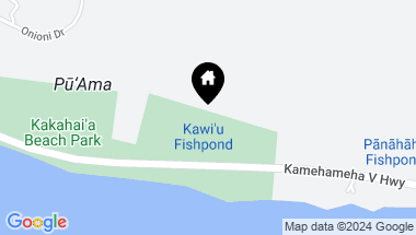 Map of 0 MAKOLELAU-KAMALO Hwy, Kaunakakai HI, 96748