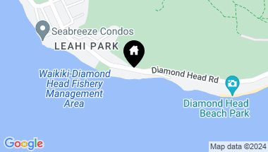 Map of 3249 Diamond Head Road, Honolulu HI, 96815