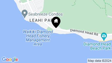 Map of 3229 Diamond Head Road, Honolulu HI, 96815