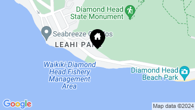 Map of 3222 Diamond Head Road 6, Honolulu HI, 96815