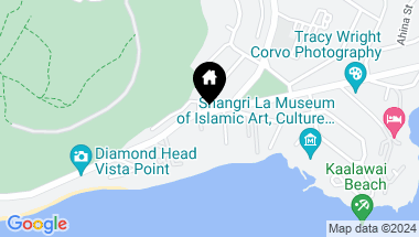 Map of 3795 Diamond Head Road, Honolulu HI, 96816