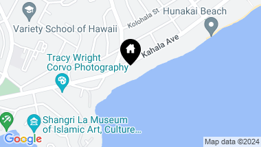 Map of 4423 Kahala Avenue, Honolulu HI, 96816
