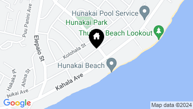 Map of 4579 Aukai Avenue, Honolulu HI, 96816