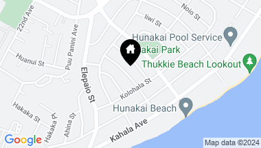 Map of 629 Ulili Street, Honolulu HI, 96816