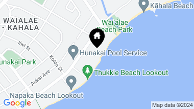 Map of 4801 Kahala Avenue E, Honolulu HI, 96816