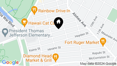 Map of 3233 Francis Street, Honolulu HI, 96815