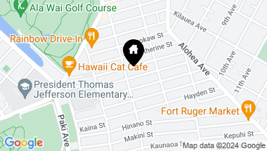 Map of 3214 Esther Street, Honolulu HI, 96815