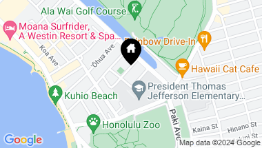 Map of 287 Wai Nani Way, Honolulu HI, 96815