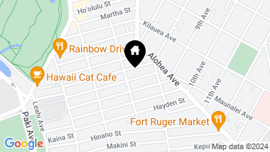 Map of 3318 Esther Street, Honolulu HI, 96815