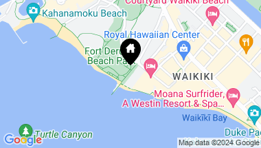 Map of 2161 Kalia Road 1200, Honolulu HI, 96815