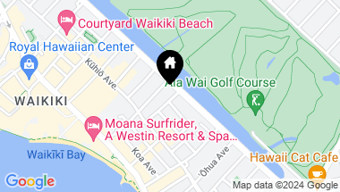 Map of 254 Kaiulani Avenue, Honolulu HI, 96815