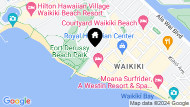 Map of 223 Saratoga Road 3710, Honolulu HI, 96815