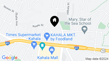 Map of 4156 Keanu Street 2, Honolulu HI, 96816