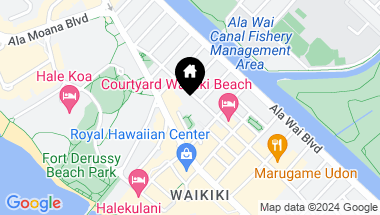 Map of 2139 Kuhio Avenue PH-C, Honolulu HI, 96815