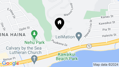 Map of 289 Kaialii Place, Honolulu HI, 96821