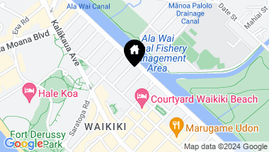Map of 448 Kaiolu Street, Honolulu HI, 96815
