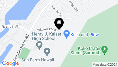 Map of 665 Kapaia Street 4-A, Honolulu HI, 96825