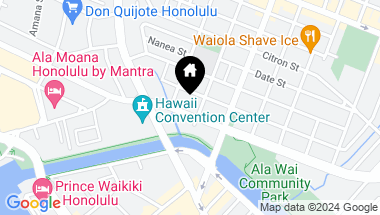 Map of 1876 Kapiolani Boulevard, Honolulu HI, 96826