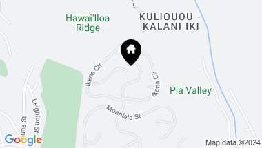 Map of 198 Kokololio Place, Honolulu HI, 96821