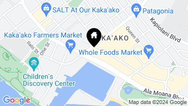 Map of 1000 Ala Moana Boulevard 909, Honolulu HI, 96814