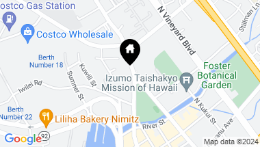 Map of 425 N King Street, Honolulu HI, 96817