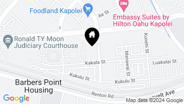Map of 724 Kakala Street 1506, Kapolei HI, 96707