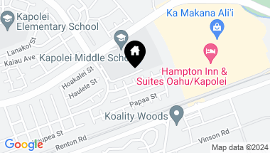 Map of 91-1040 Kanio Street, Kapolei HI, 96707