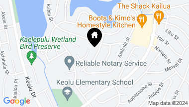 Map of 958 Holoholo Street B, Kailua HI, 96734