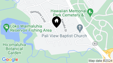 Map of 45.531 Halekou Road B, Kaneohe HI, 96744