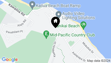 Map of 881 Aalapapa Drive, Kailua HI, 96734